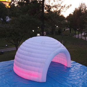 Nhà máy trực tiếp xách tay LED Inflatable Lều tuyết mái vòm Lều triển lãm cắm trại bên sự kiện - Product Image 4