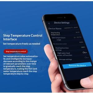 Guangteyi T1+PLUS Calentador para Pecera con WIFI, Inversor Inteligente, Control Remoto por APP, Temperatura Constante, Tubo de Cuarzo para <span class=keywords><strong>Agua</strong></span> de Mar - Product Image 3