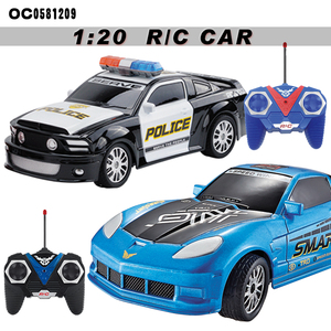 Nuova Auto della <span class=keywords><strong>Polizia</strong></span> Telecomandata per Bambini, Scala 1:20, Set da 2 Pezzi - Product Image 2