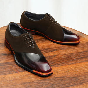 Zapatos Oxford de Hombre Hechos a Mano con Cordones y Punta Cuadrada, de Cuero Vacuno Premium, Ligeros y Elegantes para Bodas, Fiestas y Uso Casual - Product Image 5