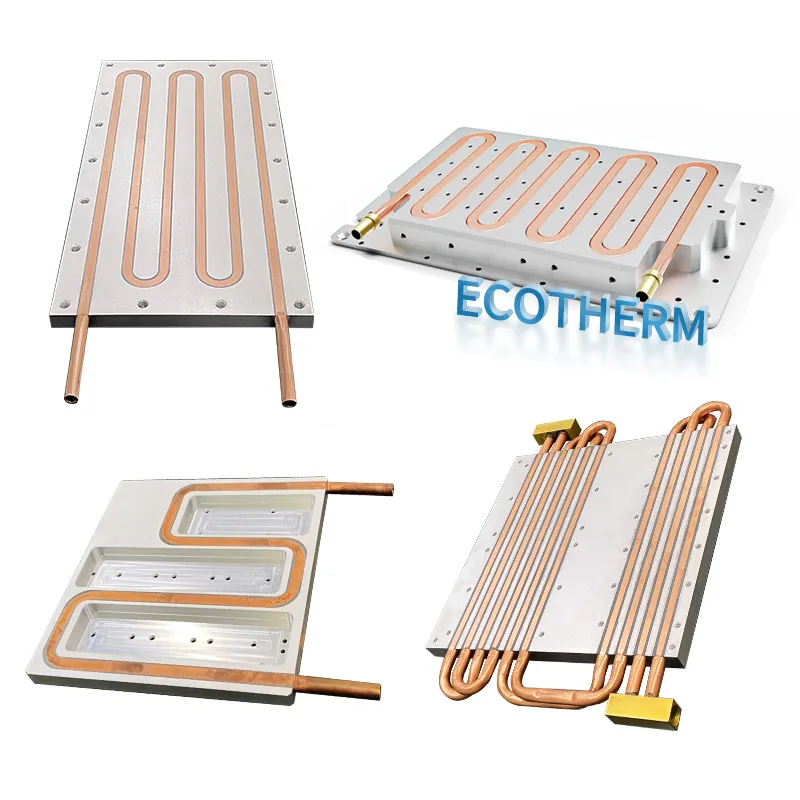 Heat Sink Aluminum liquid Cooling Copper copper Winding Cooling Plate refrigerated water chiller cold plates