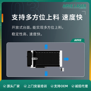 Machine de découpe laser à fibre Aore 3015, type portique, équipement de découpe CNC pour acier inoxydable et métaux - Product Image 5