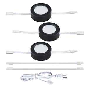 Großhandel 120V LED Puck Lichter unter Schrank beleuchtung für Küche, Regal und Wohnmobil-energie effizient und langlebig - Product Image 4
