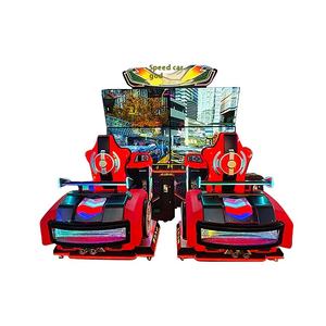 Machine de course de voiture de vitesse grande taille 65 pouces <span class=keywords><strong>Sonic</strong></span> Manic Racer <span class=keywords><strong>Nouveau</strong></span> <span class=keywords><strong>jeu</strong></span> de course dynamique pour adultes avec écran double HD en métal - Product Image 4