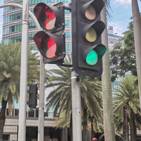 Feux de circulation aux Philippines, feux de signalisation au sol, feux de circulation routière