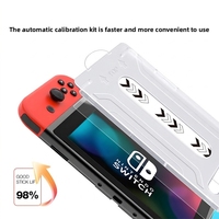 Protection d'écran en verre trempé pour Nintendo Switch 2 avec plateau d'application automatique anti-poussière et kit d'installation à alignement instantané