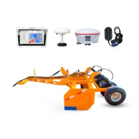 Système de nivellement de terrain GPS WISDOM BEIDOU pour tracteur, niveleuse de terrain haute précision de 3 m avec roulement et attache 3 points