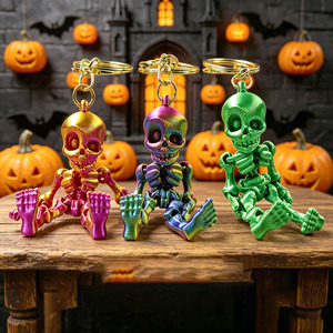 Esqueleto Articulado Impreso en 3D Personalizado para Niños y Niñas, Ideal para Halloween |   Decoración para Fiesta de Halloween - Product Image 2