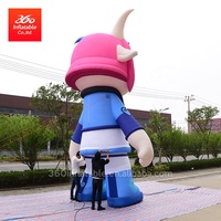 Mascotte gonflable géante de dessin animé de 6M, publicité personnalisée, grande et énorme Statue gonflable