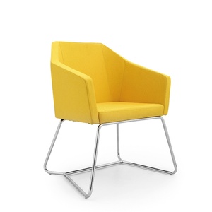 Fauteuil de salon moderne en tissu, chaise d'appoint design pour la maison, canapé à accoudoirs, chaises de bureau et de conférence - Product Image 3