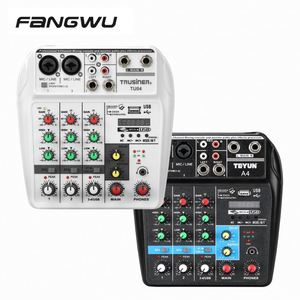 Direct Factory Sale 4 Channel <span class=keywords><strong>Usb</strong></span> Audio Mixing Console Sound Mixer With Effects - Product Image 3