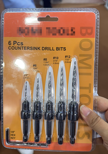 ATI- Manufacturer Fully Ground HSS Adjustable Hex Shank Tapered Countersink <b>Drill</b> <b>Bit</b> Set Model Apt-2 Bright Uncoated for <b>Wood</b> - Product Image 6
