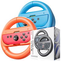 Kit de volants pour manettes Switch 2, poignées de jeu de course, kit de détection de mouvement, lot de 2 en ABS