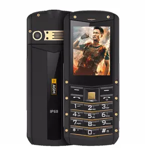 Best Triple Proofing PhoneためOld男Student Child AGM M2 2.4インチIP68 Dual SIM Card 1970mAh Battery 2G GSMバー電話