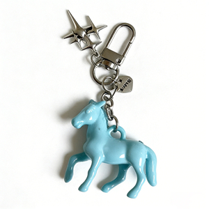 Porte-clés cheval 3D réaliste en acrylique, breloque étoile, Pentacle du sceau de <span class=keywords><strong>Salomon</strong></span>, porte-clés poney, breloque de sac pour <span class=keywords><strong>femme</strong></span>, accessoires bijoux Y2K - Product Image 3