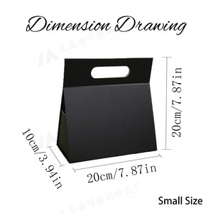 Cajas de Regalo de Cartón con Logotipo Personalizado Disponible, Cajas de Embalaje Magnéticas Plegables de Lujo para Cosméticos, Color Negro, para Perfumes - Product Image 2