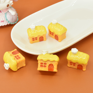 Adornos de Resina 3D Kawaii Bread House, Miniaturas de Resina para Manualidades, Decoración de Jardín, Hogar, Bonsái, Casa de Muñecas, Mini Juguete - Product Image 5
