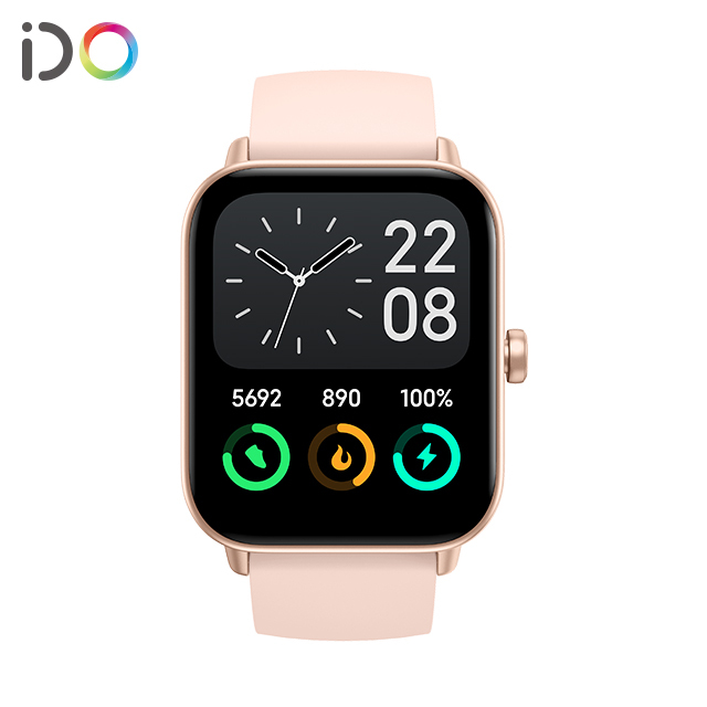 Best Price IDW19 Fashion Smart Watch BT Calling with Alexa Voice Support Finding Function Heart Rate Measurement
