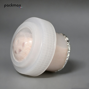 ฝาเก็บผงแบบกดปลด – ฝาขวดแยกส่วนประกอบทำจากพลาสติก PP ปลอดภัยสำหรับอาหาร ดีไซน์กดเพื่อผสมสำหรับน้ำ โปรตีน และผงน้ำผลไม้ - Product Image 4