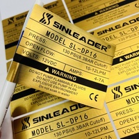 Autocollant adhésif cosmétique personnalisé en feuille d'or pour bouteille de parfum en verre, étiquette de logo, vente en gros, autocollant durable