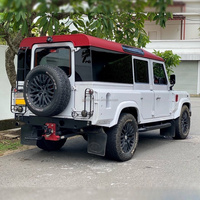 Kit carrosserie large pour Land Rover Defender 90 110, ailes avant et arrière, couvre-grille extérieur