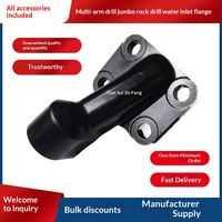 Accessoires pour foreuses hydrauliques : Équipement de forage incluant la bride d'entrée d'eau, la manchon en acier de la queue, le piston d'impact et le triangle 18U