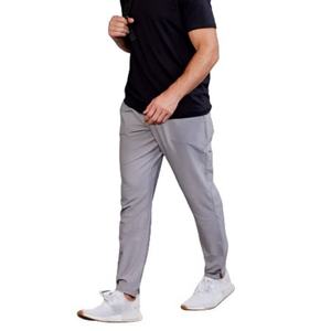 กางเกงวิ่งออกกำลังกายผู้ชายแบบยืด รุ่นใหม่ ระบายอากาศได้ดี เอวกลาง สไตล์ลำลอง ขอบยางยืด ราคาถูก รับผลิตแบบ OEM ขายส่ง - Product Image 1