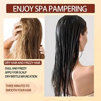 Après-shampoing liquide nourrissant et lissant sans sulfate biologique au miel de Manuka et au beurre de karité pour cheveux crépus, secs et abîmés