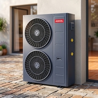 Pompa Panas Air ke Air R32 Grosir Harga Murah Villa Pendingin Pemanas Air 45KW 15P Smart Wifi Hydronic Monobloc EVI