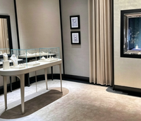 Comptoir de présentation de bijoux GZowin, vitrine de magasin, mobilier de salle d'exposition, design personnalisé, durable, haute qualité, solution tout-en-un