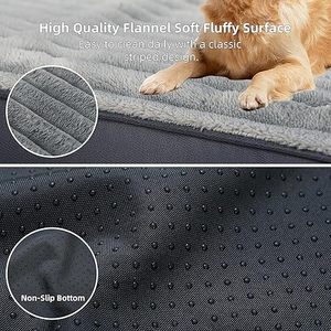 <strong>Dog</strong> <strong>Bed</strong> Large Sized <strong>Dogs</strong> Flannel Pet <strong>Beds</strong> with Removable Washable Cover <strong>Big</strong> <strong>Dog</strong> <strong>Bed</strong> with Anti-Slip Bottom - Product Image 4