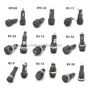 Panel Mount <strong>Fuse</strong> Holder <strong>Types</strong> 5x20 High Voltage Blade <strong>Fuse</strong> Holder 15~30A 500V PCB <strong>Fuse</strong> Holder Box - Product Image 3