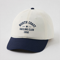 Casquette de baseball de golf de qualité supérieure, douce, réglable, avec boucle métallique bicolore, logo personnalisé