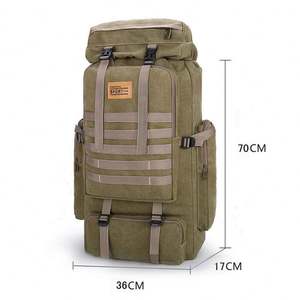 Sac à dos de randonnée grande capacité à livraison rapide, sac de voyage de camping en plein air, sac à dos imperméable - Product Image 2