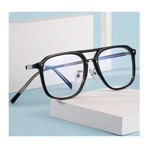 Gafas ópticas de acetato para mujer, montura de cristal para miopes, lentes de prescripción Vintage, 98801 - Product Image 3