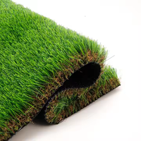 2*25m Fabricant Chinois Vert Décor Pelouse Jardin Paysage Plastique Faux Herbe Tapis Gazon Synthétique Prix Gazon Artificiel