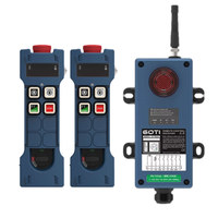 Télécommande industrielle sans fil étanche pour domotique, 8 canaux, 8 boutons, en plastique, 100m, 315/433.92MHz, rechargeable