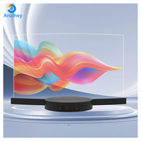 Monitor Curvo OLED Trasparente All-in-One con Funzione Anti-Burn-in, Luminosità 800cd, Rivestimento AR, Risoluzione 4K, Angolo di Visione 178°