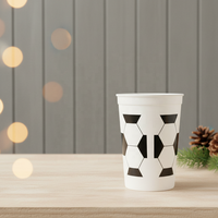 Gobelet Magique à Changement de Couleur (Froid/Chaud) pour Stade, Tasse Jetable en Plastique 10oz/20oz, Logo Personnalisé, Idéal Fêtes, Bars, Extérieur