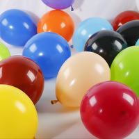 Ballons en latex Macaron en gros 12 pouces Bannière Joyeux Anniversaire Ballons Macaron pas chers Ballons en métal perlé