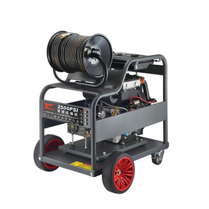 Équipement de vidange de tuyau industriel Nettoyeur de tuyau diesel à haute pression Nettoyeur diesel à haute pression avec tuyau de 30m - Product Image 1