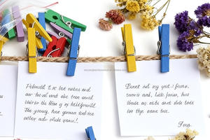 SYBW Multifunctionele 4,8 cm berkenhouten ecologische klassieke stijl lakafwerking hangende wasknijpers kerstdecoratie - Product Image 5