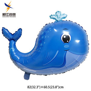 Squalo di pesce di aragosta di delfino-per le decorazioni della festa nuziale Palloncini di lamina di vita marina - Product Image 3