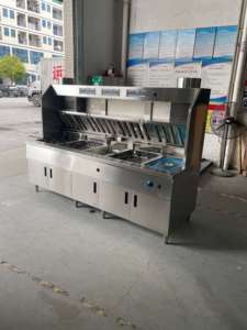 DZ003 Vente Chaude Friteuse Commerciale Combinée 3 Bacs en Acier Inoxydable Haute Efficacité Personnalisable pour Poulet Frit et Friture Générale - Product Image 1