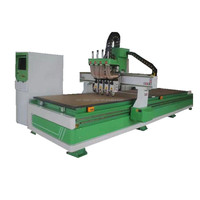Conception de machine de routeur cnc atc bois 4 axes haute configuration pour la meilleure machine de découpe de bois à grande vitesse routeur cnc et laser 1325