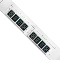 PDU intelligent haut de gamme avec surveillance LCD, prises C13 C19 | 16A32A | Contrôle Web SNMP à distance