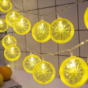 Guirlandes lumineuses LED citron à piles guirlandes lumineuses suspendues guirlandes lumineuses décor pour la maison fête <span class=keywords><strong>chambre</strong></span> d'enfants - Product Image 3