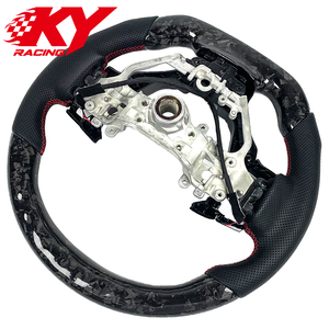 Volante deportivo personalizado de fibra de carbono forjada con LED y cuero para Lexus IS350 GS350 GS300 IS250 IS RX NX LS LC GS GX RC RCF - Product Image 3