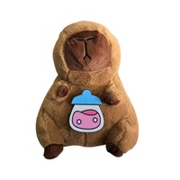 Sac à dos en peluche Capybara, oreiller animal en peluche, poupée Capybara, jouet en peluche populaire en ligne, Capybara en gros