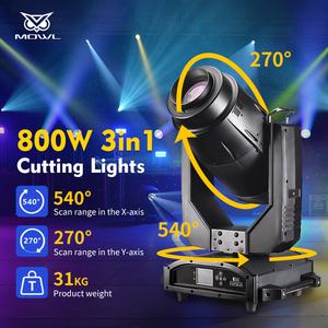 Scène extérieure étanche IP66 800W CMY CTO DMX faisceau Spot Wash encadrement BSWF motif de coupe LED lumière principale mobile - Product Image 3